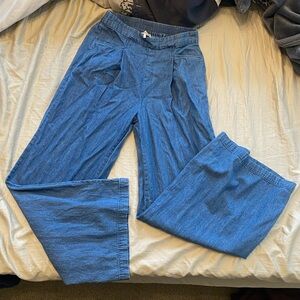 bcbg wide leg jeans soft size xs